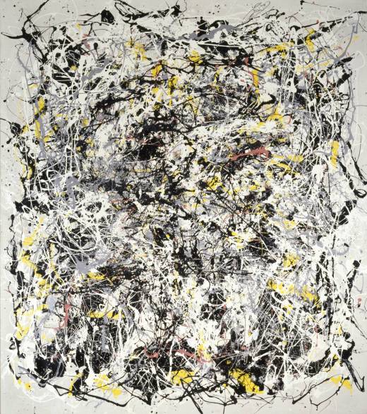 Art & Language, Portrait of V.I. Lenin with Cap, in the Style of Jackson Pollock III